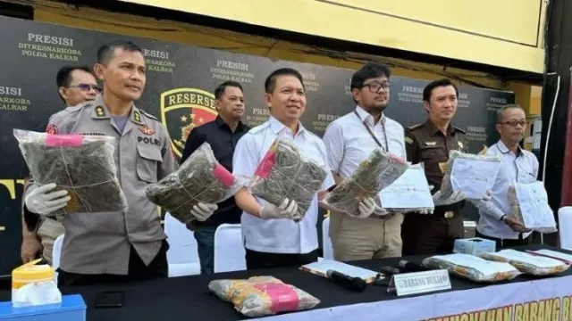 Beli Ganja 9,1 Kg dari Medan, 2 Pengedar Ditangkap oleh Polda Kalbar-Bea Cukai - GenPI.co KALBAR