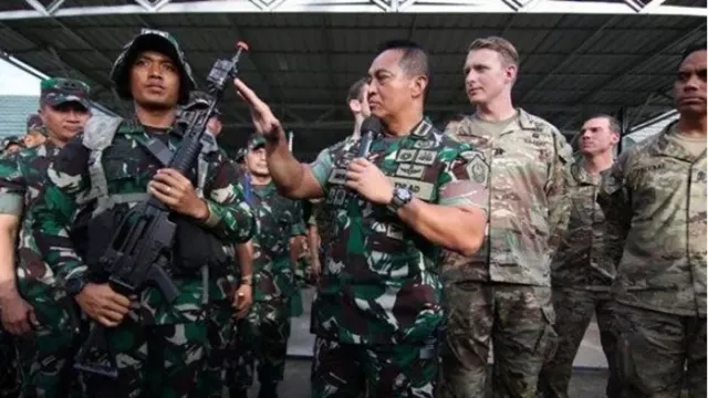 Prajurit TNI AD dan Tentara AS Adu Kuat di Kaltim, Unggul Siapa? - GenPI.co KALTIM