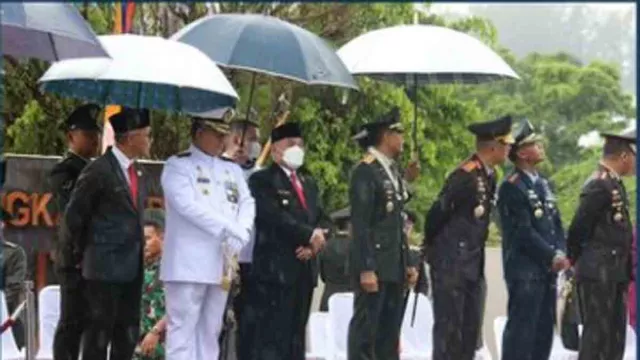 Hujan Deras, Gubernur Kaltim Harap TNI Sukseskan IKN Nusantara - GenPI.co KALTIM