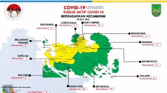 Pasien Covid-19 di Batam Tersisa 10 Orang, 7 Kecamatan Hijau - GenPI.co KEPRI