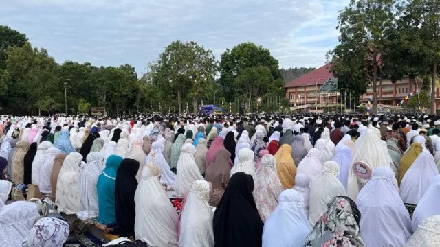 Ribuan Jemaah Muhammadiyah di Batam Sudah Salat Iduladha - GenPI.co KEPRI