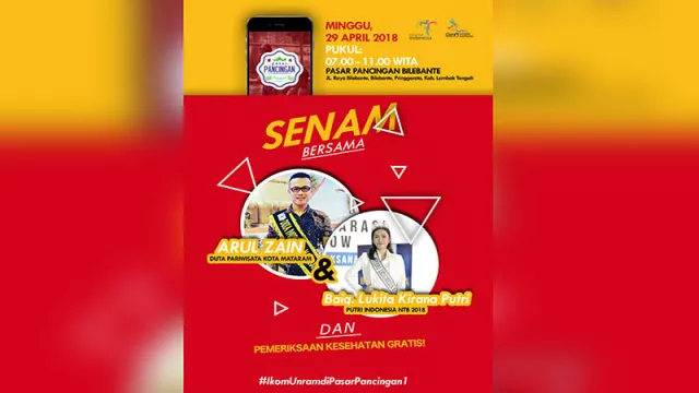 Wah, Pasar Pancingan Ada Senam dan Periksa Kesehatan Gratis - GenPI.co