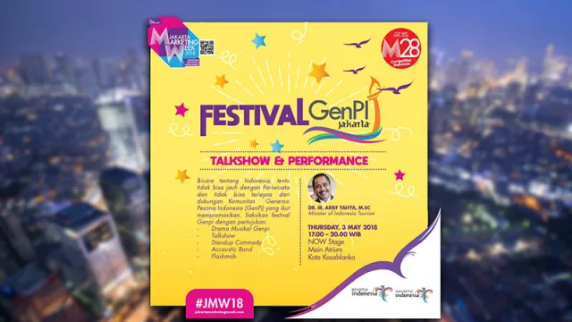 Geliat DKI Jakarta, Festival GenPI Digulirkan - GenPI.co