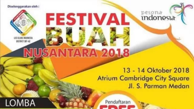 Festival Buah Nusantara Tampilkan 25 Jenis Buah se-Indonesia - GenPI.co