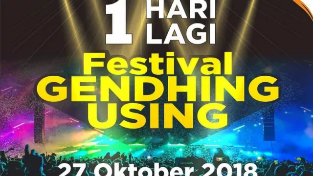 H-1Jelang Festival Gendhing Using 2018 - GenPI.co