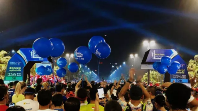 Meriah, Electric Jakarta Marathon Diikuti Belasan Ribu Orang - GenPI.co