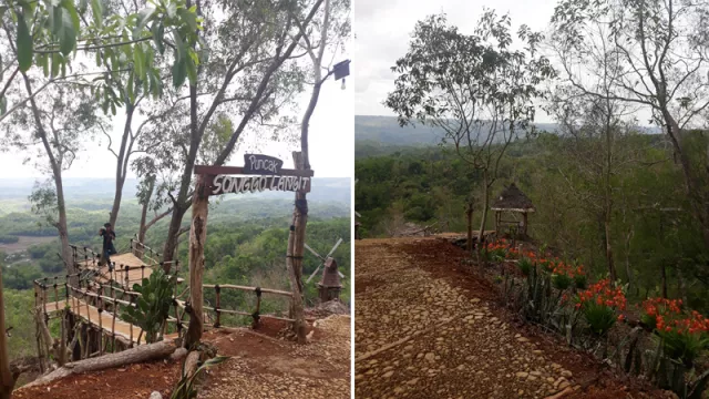 Pesona Puncak Songgoh Langit di Kawasan Wisata Seribu Batu - GenPI.co