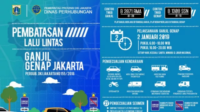Durasi Ganjil Genap Ruas Jalan di Jakarta Diperpanjang - GenPI.co