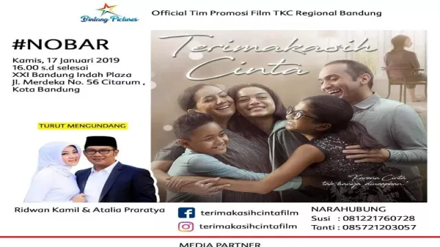 Bekasi Branding Pariwisata Melalui Film ‘Terima Kasih Cinta’ - GenPI.co