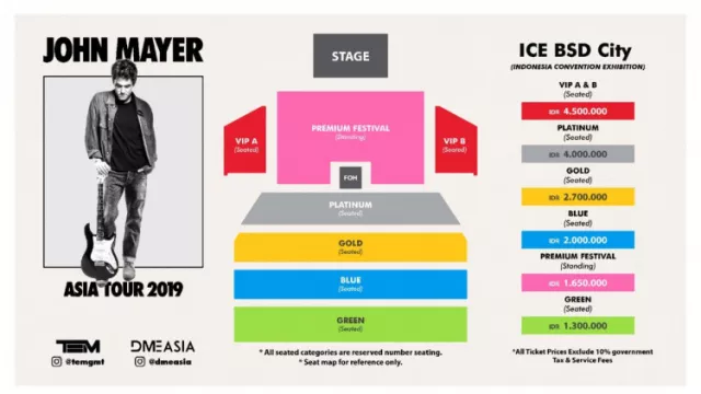John Mayer Gelar Konser di Jakarta, Tiket Terbatas - GenPI.co