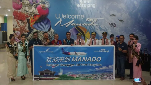 Sriwijaya Air Terbang Perdana Rute Manado-Hangzhou - GenPI.co