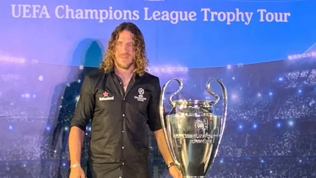 Puyol dan Piero Bawa Trofi Liga Champions ke Indonesia - GenPI.co