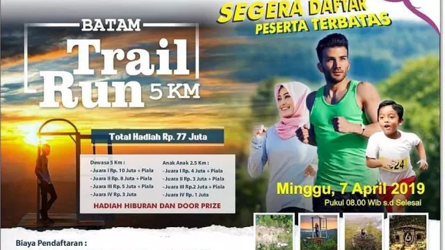 Yuk, Berlari Sambil Berwisata di Batam Trail Run 5K - GenPI.co