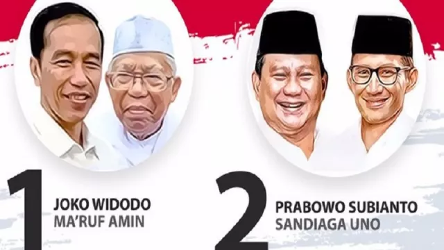 Real Count KPU Jam 19.00: Jokowi 55,01% & Prabowo 44,99% - GenPI.co
