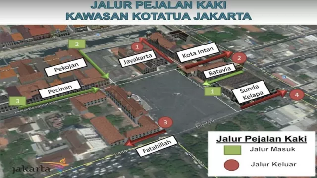 Jangan Sembarangan Masuk Kota Tua, Mulai Hari Ini Ada Jalurnya - GenPI.co