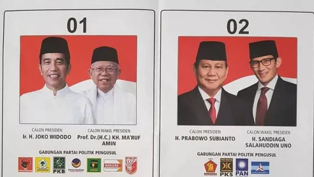 Update Real Count KPU Sore Ini: Jokowi 55,64% Prabowo 44,36% - GenPI.co