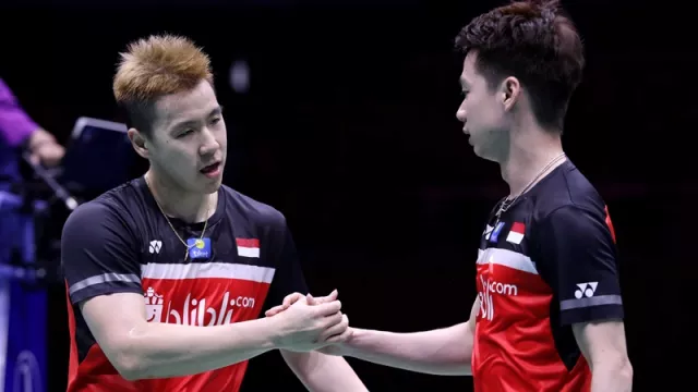 Kevin/Marcus Gagal di Badminton Asia, PBSI Evaluasi Pemain - GenPI.co