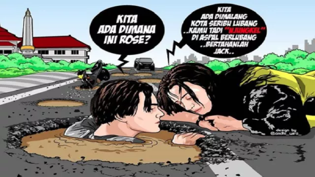 Gara-gara Jalan Berlubang, Meme Jack & Rose Bikin Ngakak - GenPI.co
