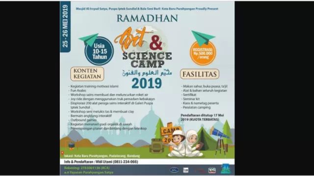 Yuk Ikutan Acara Seru Ramadhan Art & Science Camp 2019 - GenPI.co