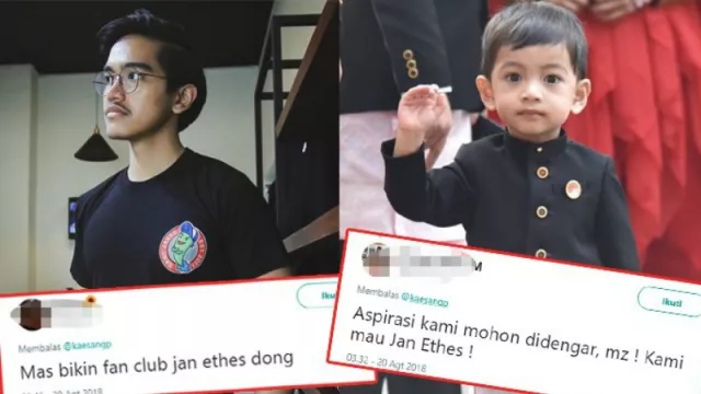 Jan Ethes yang Imut, Ancam Popularitas Om Kaesang Pangarep - GenPI.co