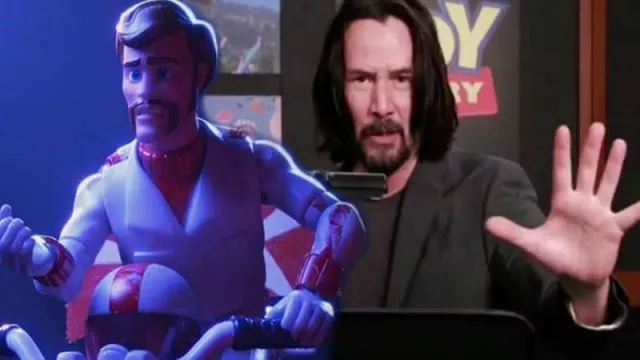 Si Ganteng Keanu Reeves Isi Suara Duke Caboom di Film Toy Story 4 - GenPI.co