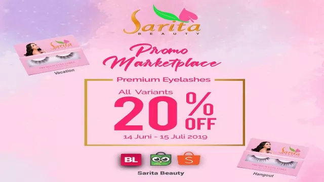 Promo 20% Produk Sarita Beauty di Tokopedia dan Shoppe - GenPI.co
