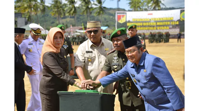 Markas Kodim 1314/Gorontalo Utara Diresmikan - GenPI.co