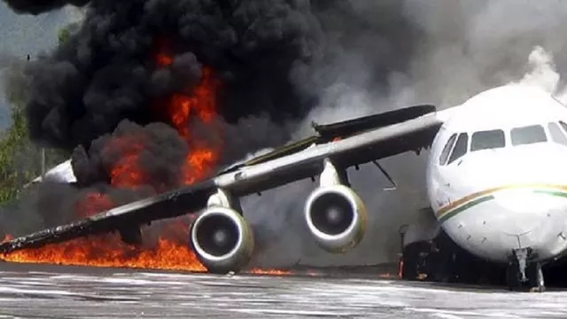Pesawat Terbakar di Runway Bandara Adisutjipto, Ternyata Simulasi - GenPI.co