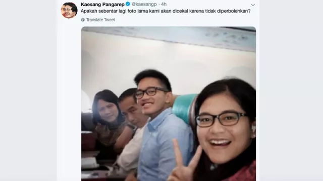 Kaesang Unggah Foto di Dalam Pesawat, Ini Komentar Kocak Netizen - GenPI.co
