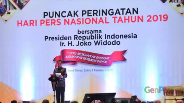 HPN 2019, Jokowi Raih Penghargaan Kemerdekaan Pers - GenPI.co
