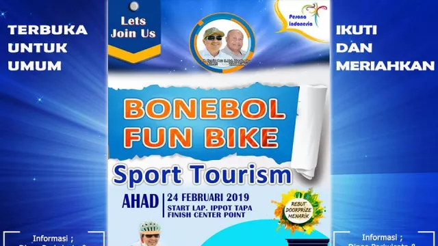 Bonebol Funbike Sport Tourism Yang Menyinggahi Banyak Spot Wisata - GenPI.co