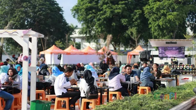46 Tenant Ramaikan Festival Lalang Waya Market - GenPI.co