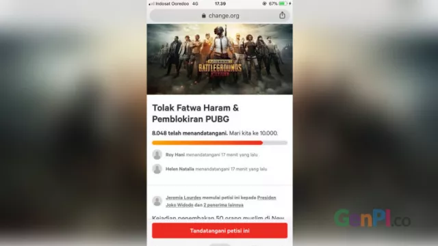 Gamers Kompak Tandatangani Petisi Tolak Fatwa Haram PUBG - GenPI.co