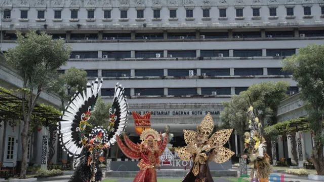 Wow, Desain Kostum  Semarang Night Carnival 2019 Keren Banget - GenPI.co