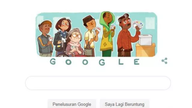 Google Doodle Khusus Indonesia Elections 2019 Alias Tema Pemilu - GenPI.co