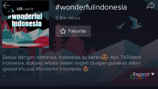Wow, Ada Wonderful Indonesia di TikTok - GenPI.co