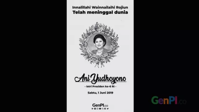 Jenasah Ani Yudhoyono Dikebumikan di TMP Kalibata pada 2 Juni - GenPI.co Jenasah Ani Yudhoyono Dikebumikan di TMP Kalibata pada 2 Juni - GenPI.co