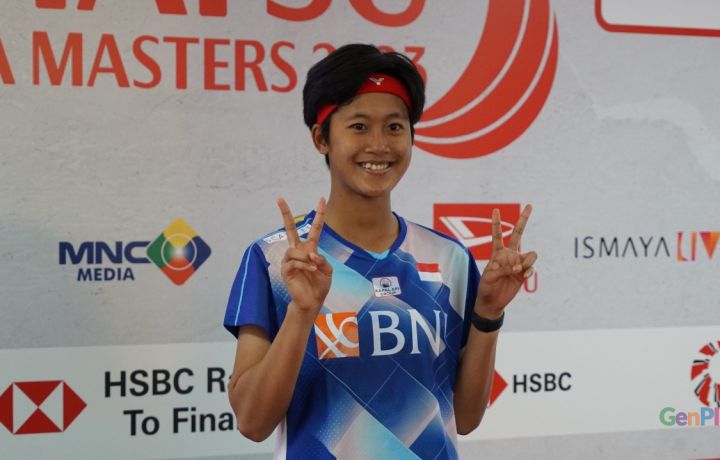 Penampilan Putri KW di Indonesia Masters 2023 - GenPI.co
