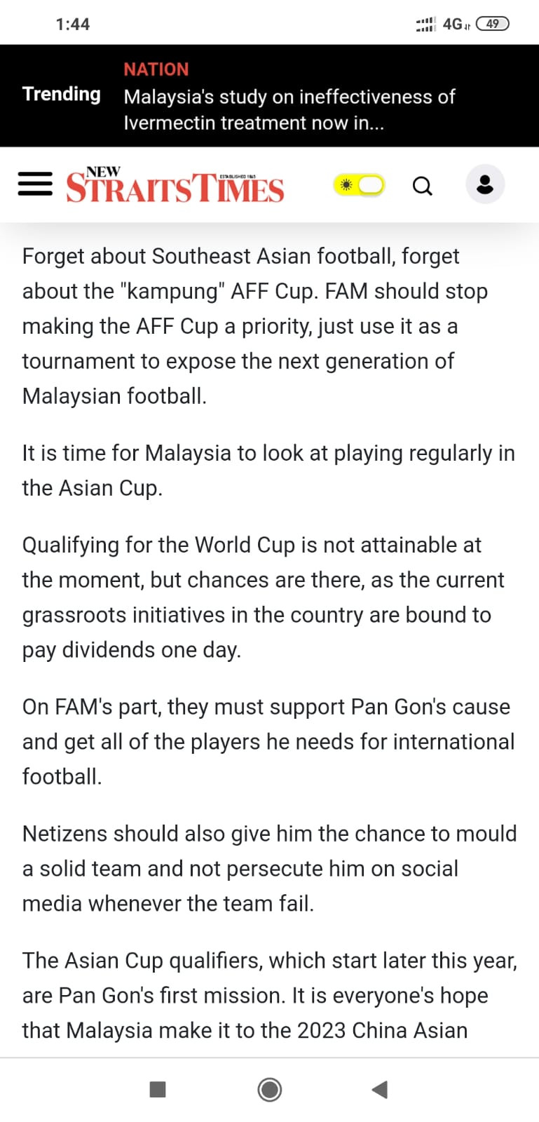 Dibantai Timnas Indonesia, Malaysia Sebut Piala AFF Kampungan