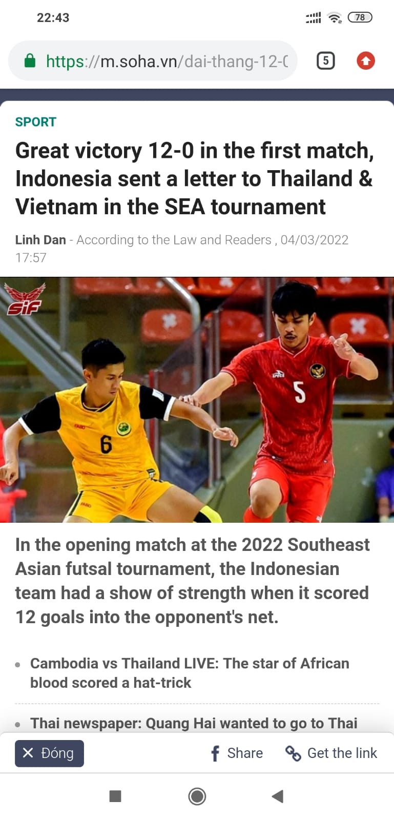 Timnas Indonesia Menggila di Piala AFF 2022, Media Vietnam Takut