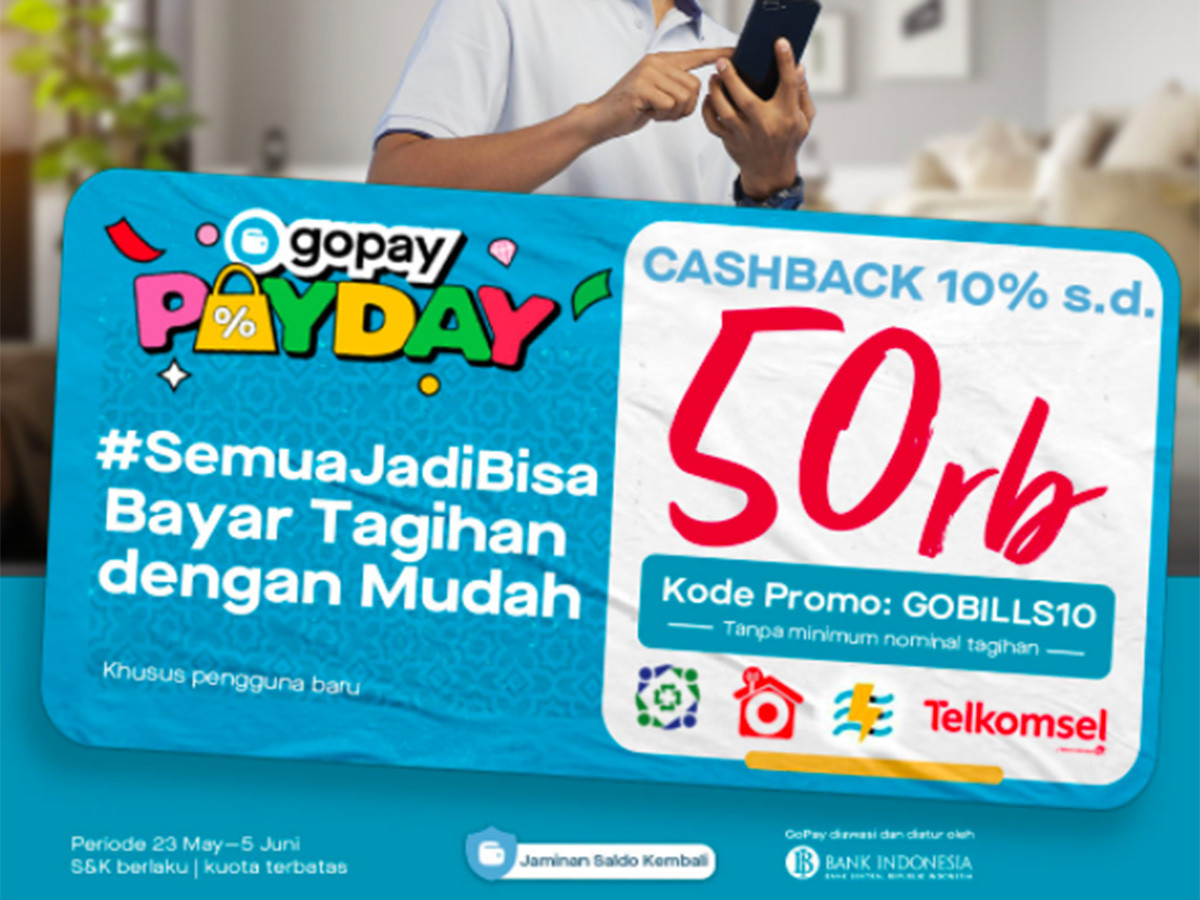 Promo Gopay Bayar Tagihan Bisa Dapat Cashback Rp50 Ribu 8013