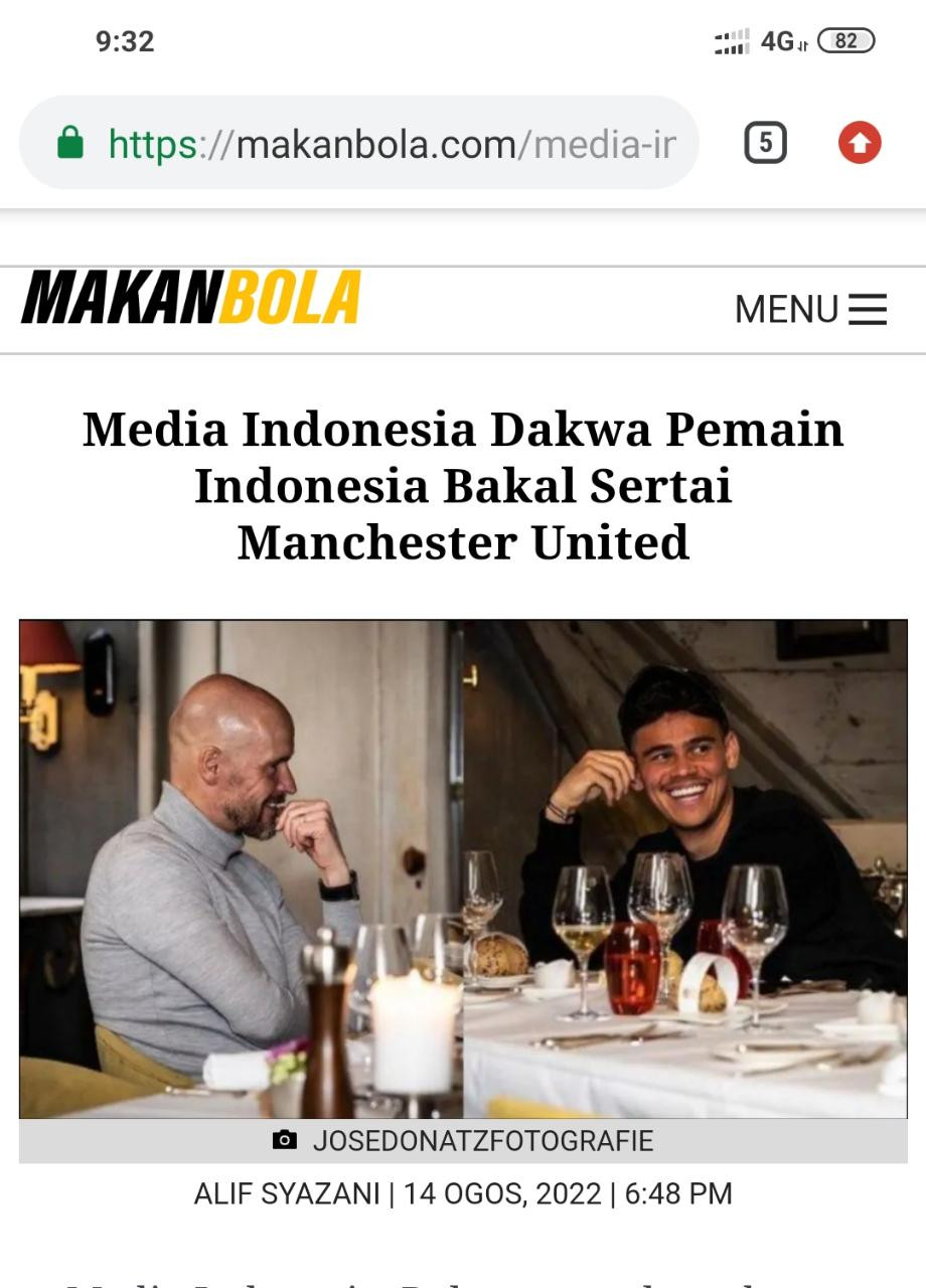 Mees Hilgers ke Manchester United, Media Malaysia Korek Naturalisasi