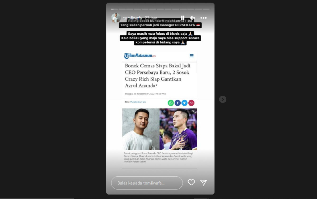 Crazy Rich Surabaya Dikaitkan dengan CEO Persebaya