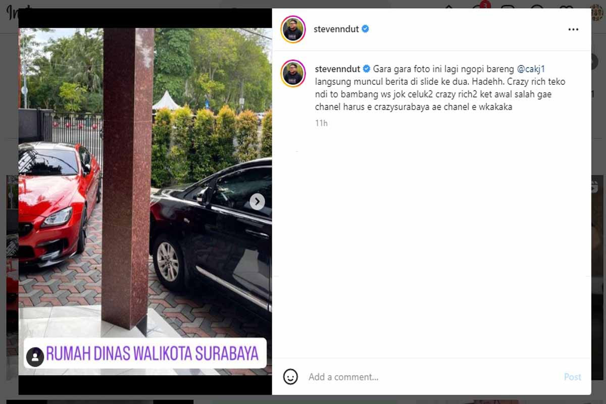 Disebut Kandidat CEO Persebaya, Crazy Rich Surabaya Beri Tanggapan Kocak