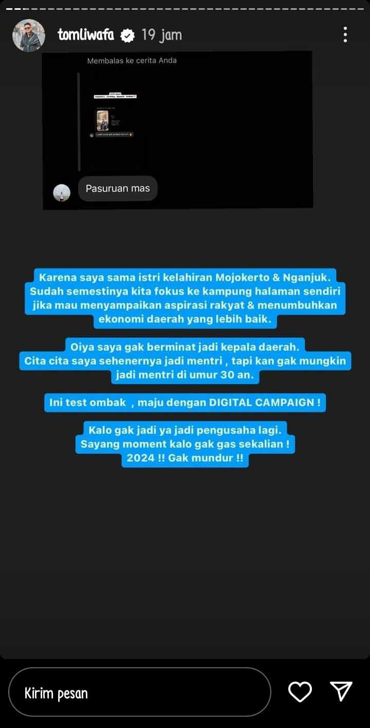 Crazy Rich Surabaya Siap Berpolitik, Kampanye Digital Jadi Senjata