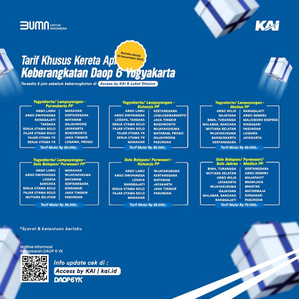 KAI Tebar Promo Tarif Khusus Kereta Api Jarak Jauh, Mulai Rp 35.000