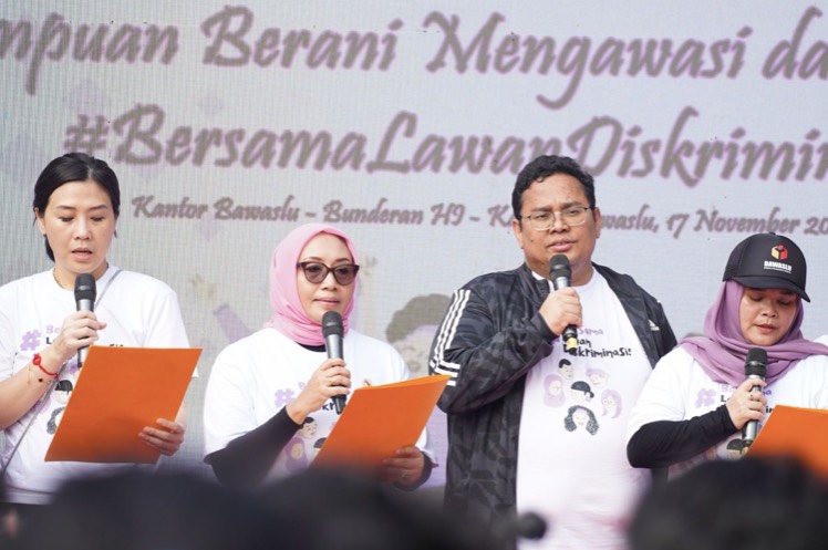 Pilkada 2024: Bawaslu-Kementerian PPPA-KPU Jamin Ruang Aman bagi Perempuan