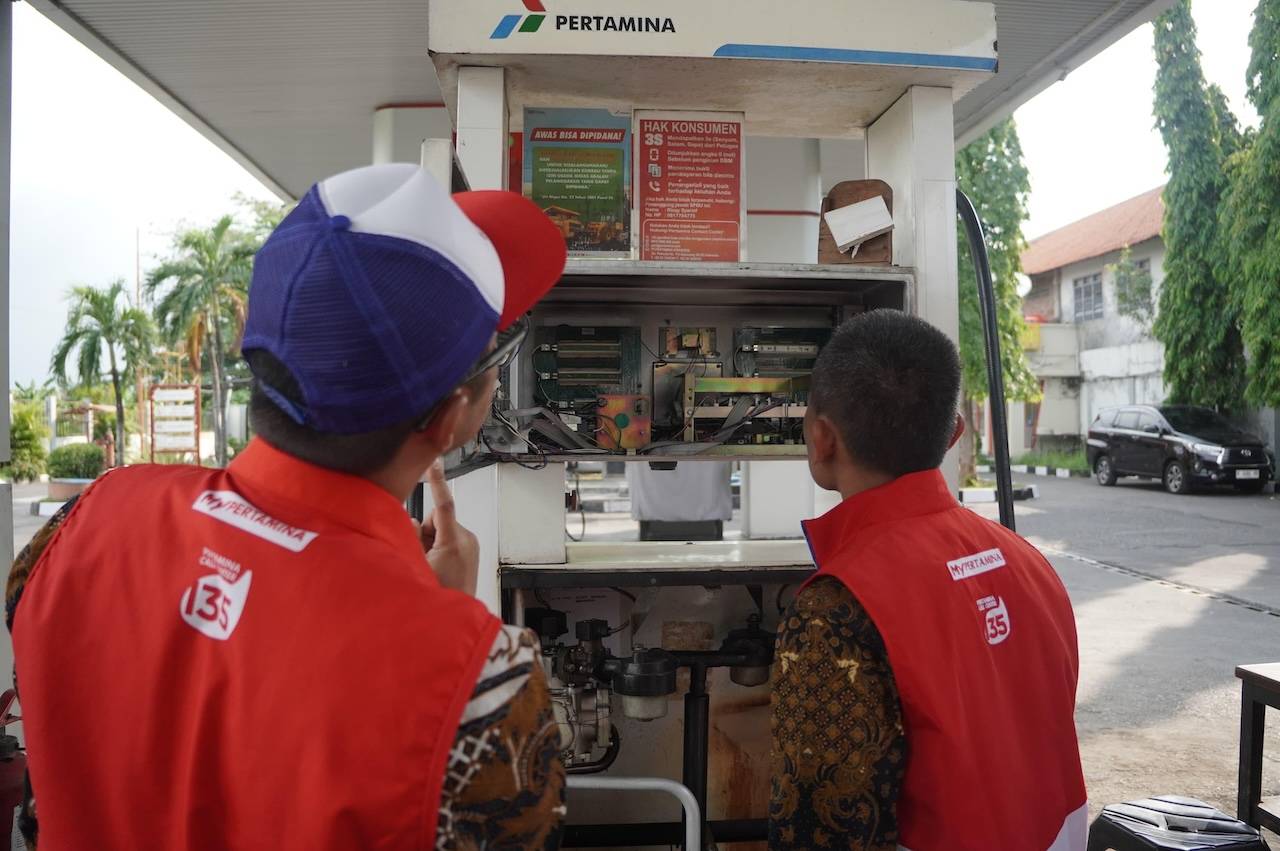 Pertamina Sidak Uji Tera di 128 SPBU Jateng & DIY, 4 SPBU Kena Sanksi