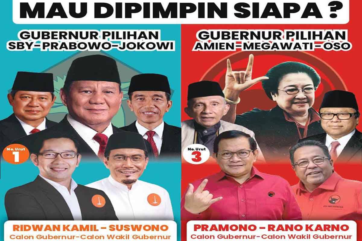 PDIP Protes Stiker ‘Mau Dipimpin Siapa’, Pengamat: Mungkin Tokoh Pendukung RK Lebih Dahsyat