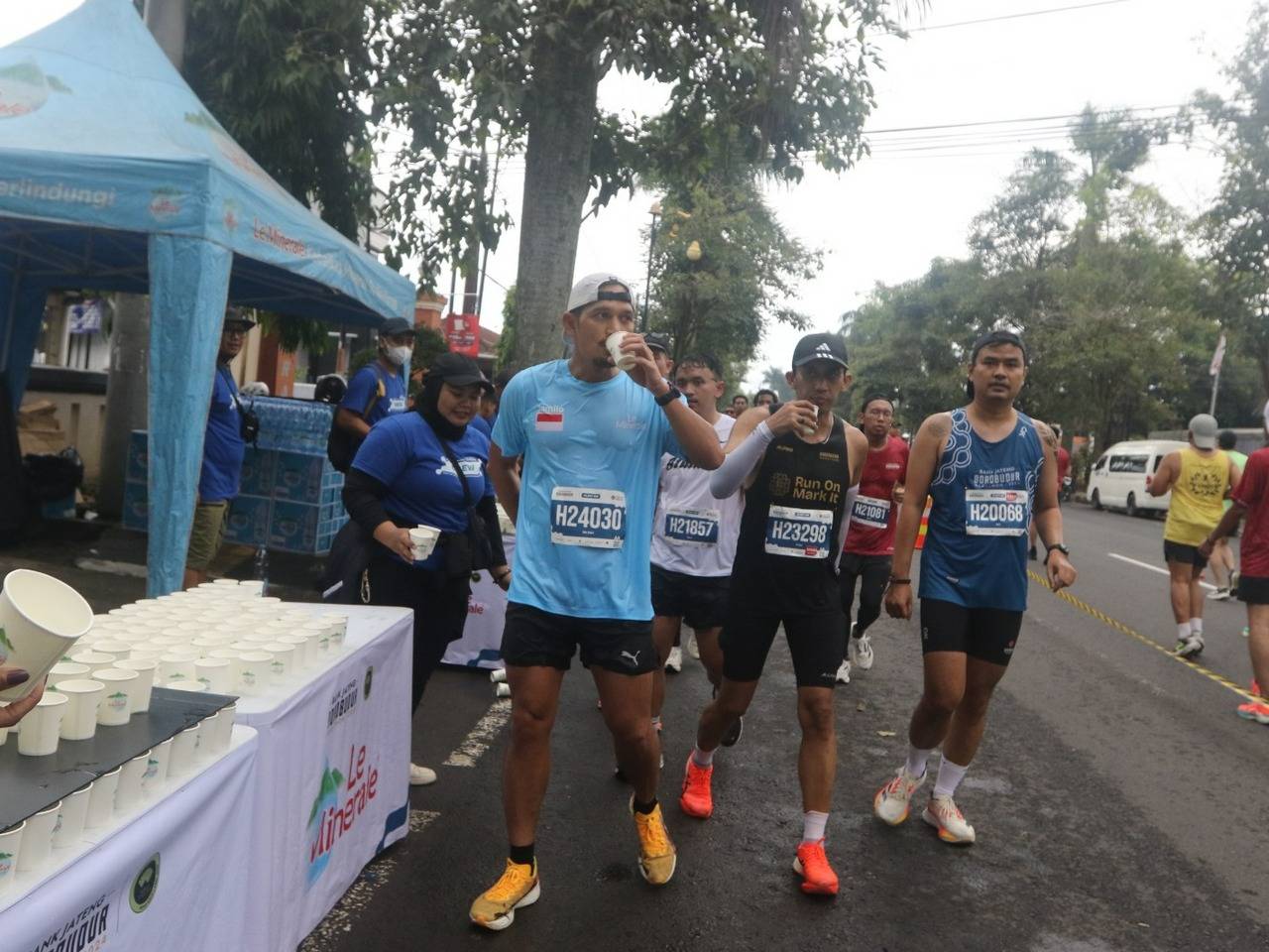 Borobudur Marathon Berjalan Sukses Berkat Le Minerale